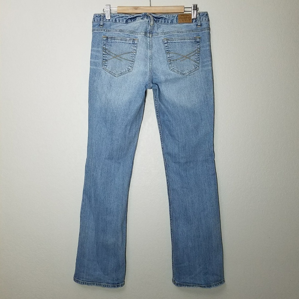 Aeropostale Chelsea Bootcut Stretch Faded Jeans